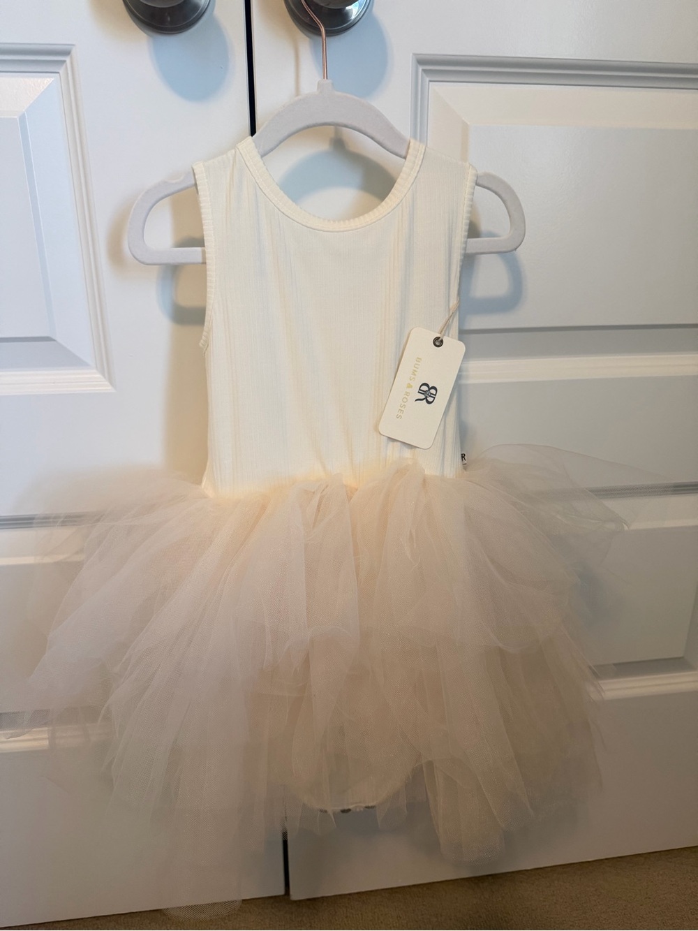 Bums and Roses NWT 3T Tulle Tutu Dress in Cream